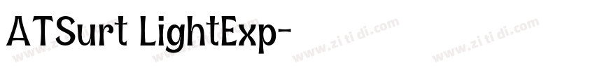 ATSurt LightExp字体转换